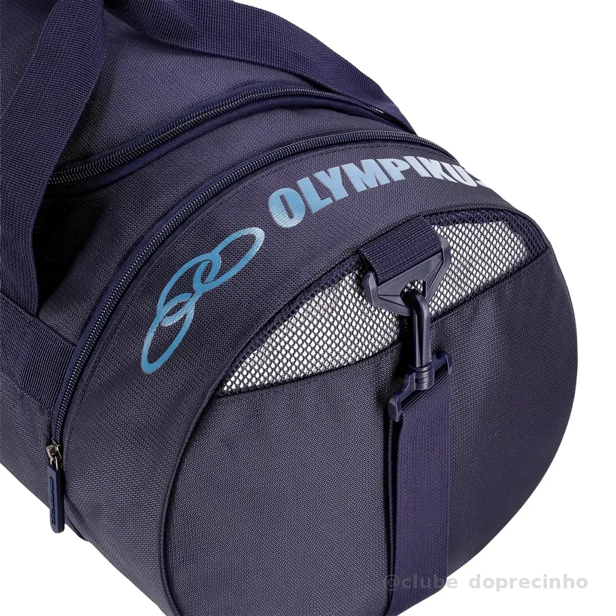 Mala Bolsa De Academia Mochila Fitness Gym Bag Sm - Olympikus Azul Escuro