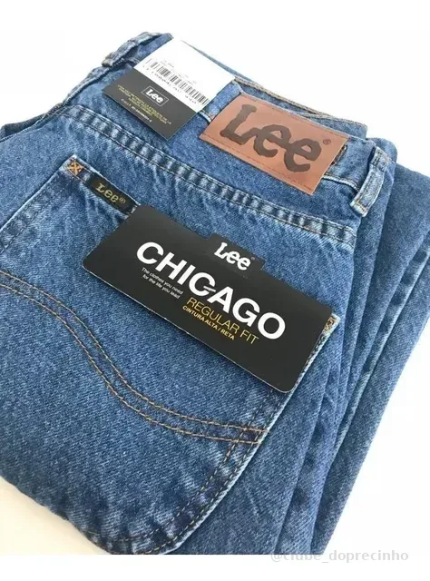 Calça Jeans Lee Chicago Original Vendedor  100% Algodão Azul