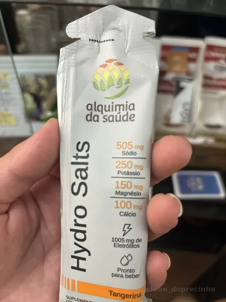 Eletrólitos Hydro Salts Alquimia Da Saúde Tangerina 10un Tangerina