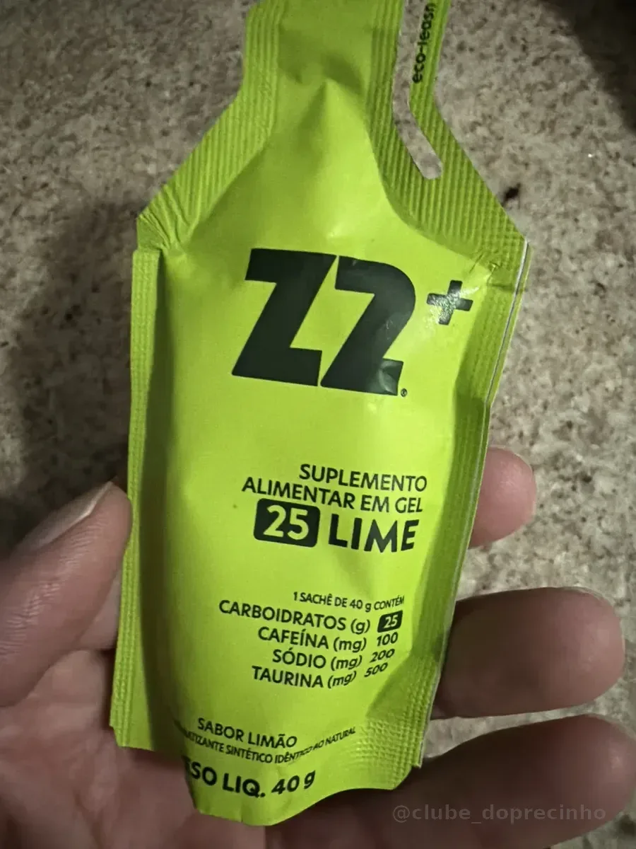 Energy Gel Z2+ Lime Box 10un Sachê 40g Cafeína