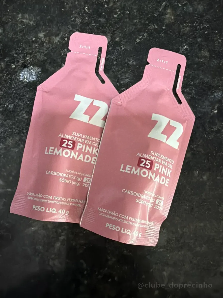 Energy Gel Z2 Pink Lemonade Box 10 Unidades Sachê 40g