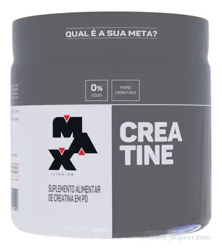Creatina 150g Creatina Monohidratada Max Titanium Sem Sabor Alta Pureza