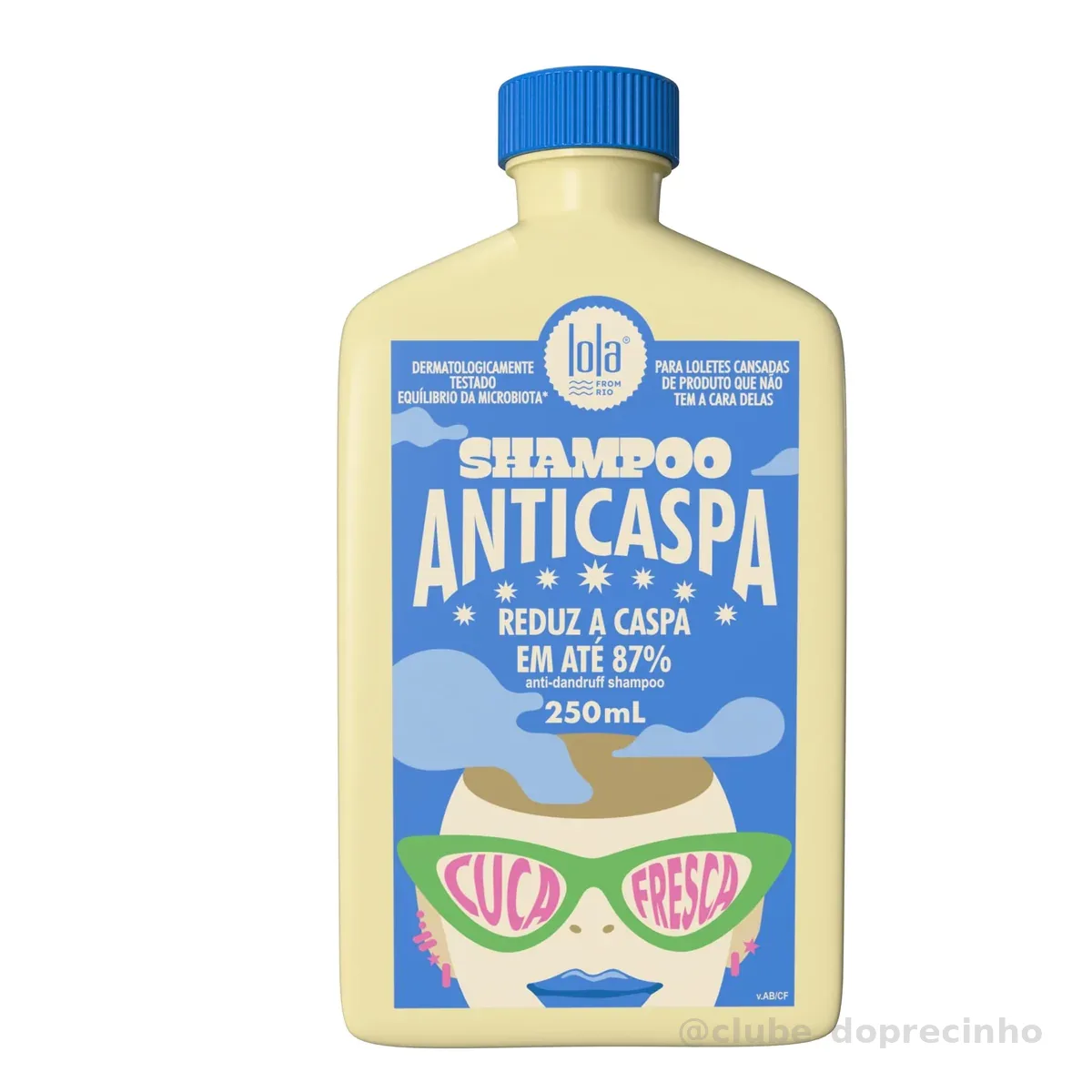 Shampoo Anticaspa Lola Cosmetics Cuca Fresca 250 ml