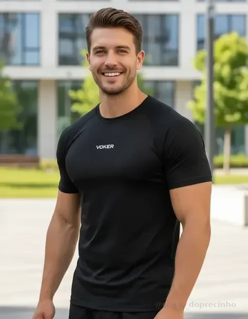 Camisetas Raglan Proteção Uv Térmica Camisas Dry Fit Voker