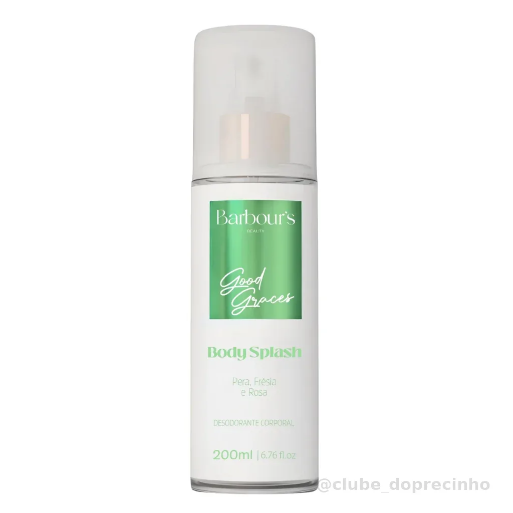 Body Splash Good Graces Desodorante Colônia 200ml Barbours Fragrancia Leve e Refrescante