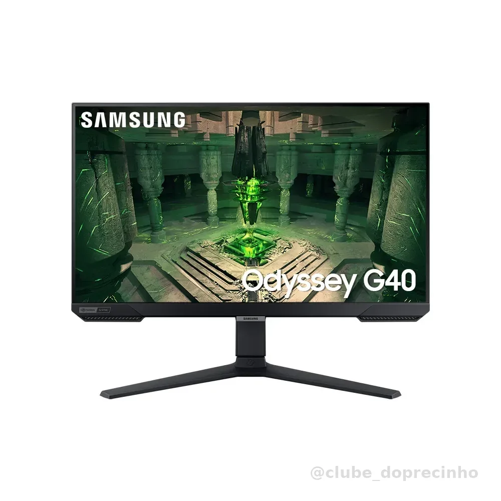 Monitor Gamer Samsung Odyssey G40 27 , 240 Hz, 1ms, Ajuste De Altura, Gsync, Freesync,hdmi, Dp, Fhd, Preto