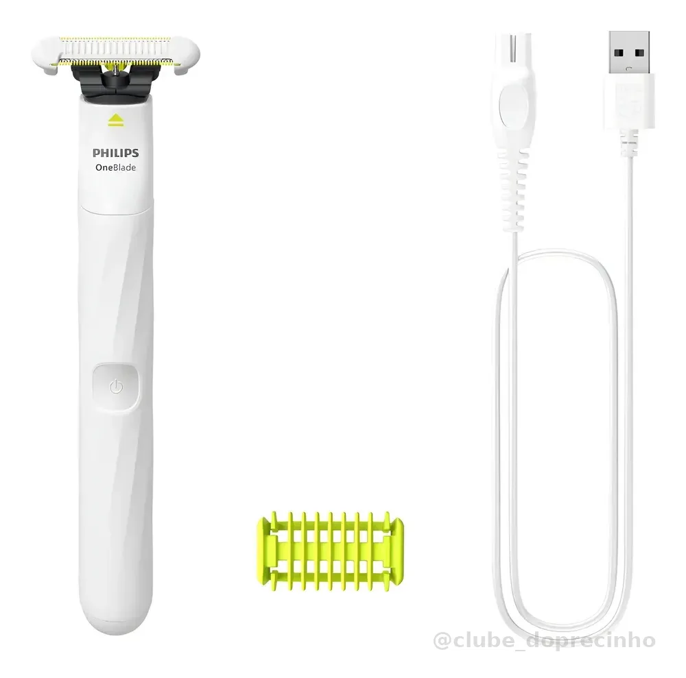 Aparador E Raspador Oneblade Intimate Qp1924/10 Philips Branco 127/220v