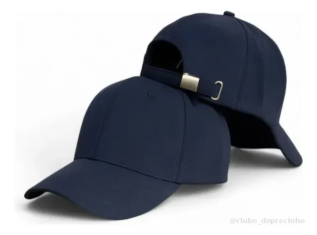 Boné Aba Curva Liso Básico Ajuste Unissex Masculino Baseball