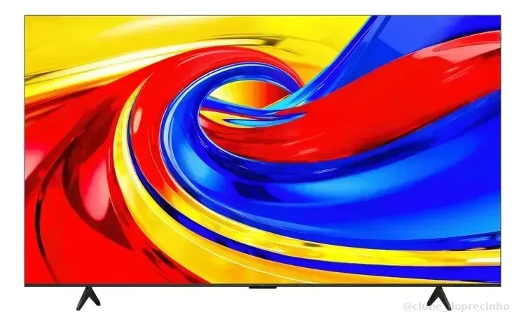 Smart TV TCL 50 Polegadas QLED 4K P7L WiFi Bluetooth Google TV HDR10+ 120 Hz VRR AIPQ 50P7L