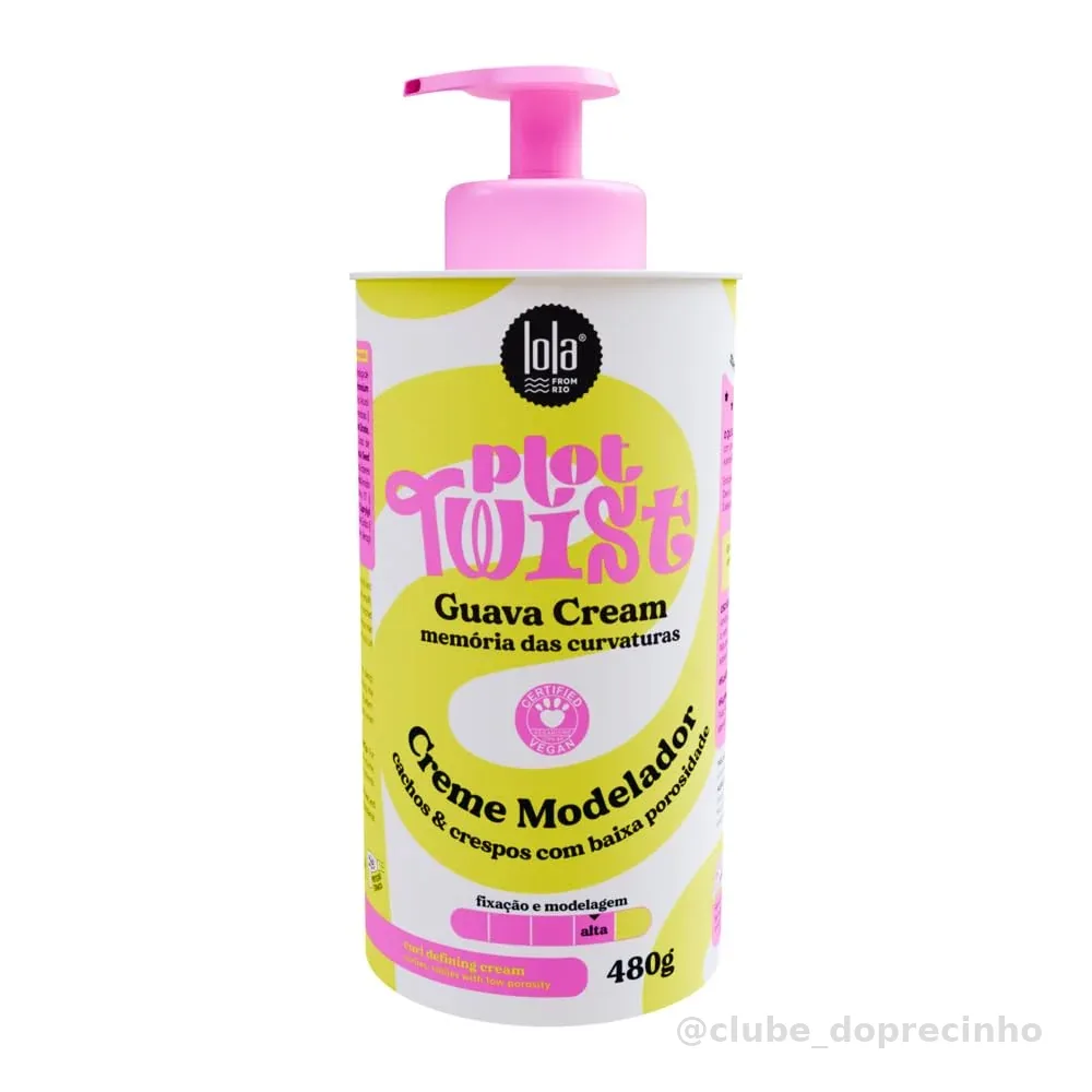 Plot Twist Guava Cream Hidratante 480g , Lola Cosmetics