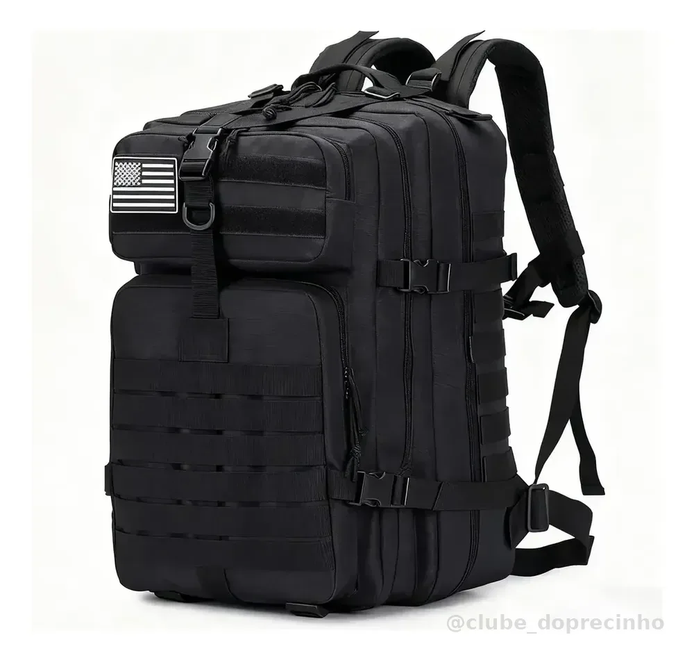 Mochila Tática Grande Resistente 50l Para Viagem Aventura 896
