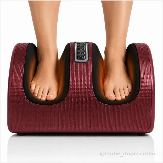 Aparelho Massageador Pés E Panturrilha Shiatsu 3d Bivolt