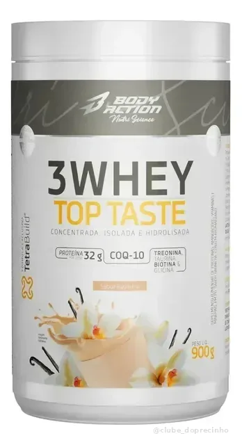 Whey Wei Protein - 3 Whey Top Taste 900gr - Bodyaction