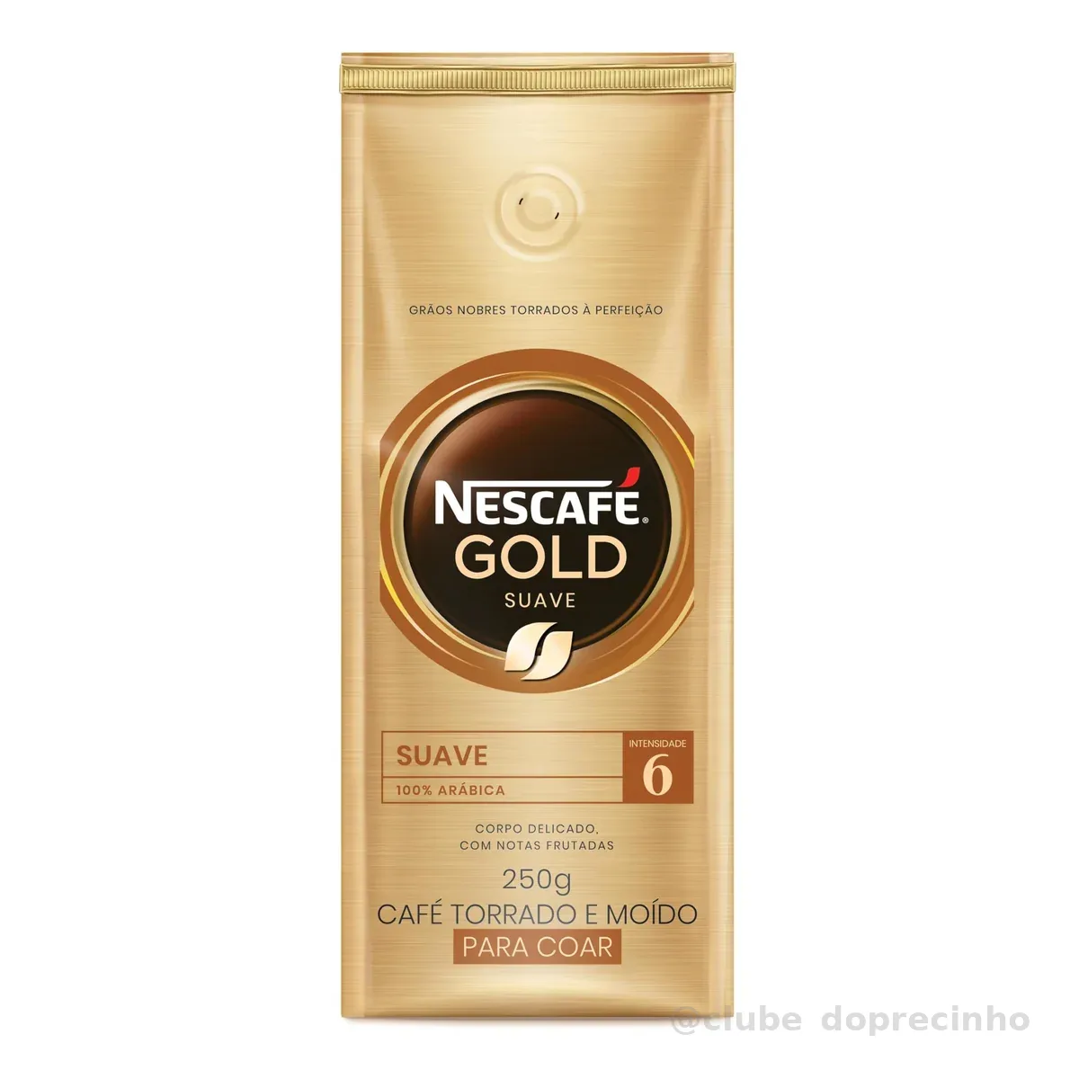 Café Torrado e Moído NESCAFÉ Gold Suave 250g