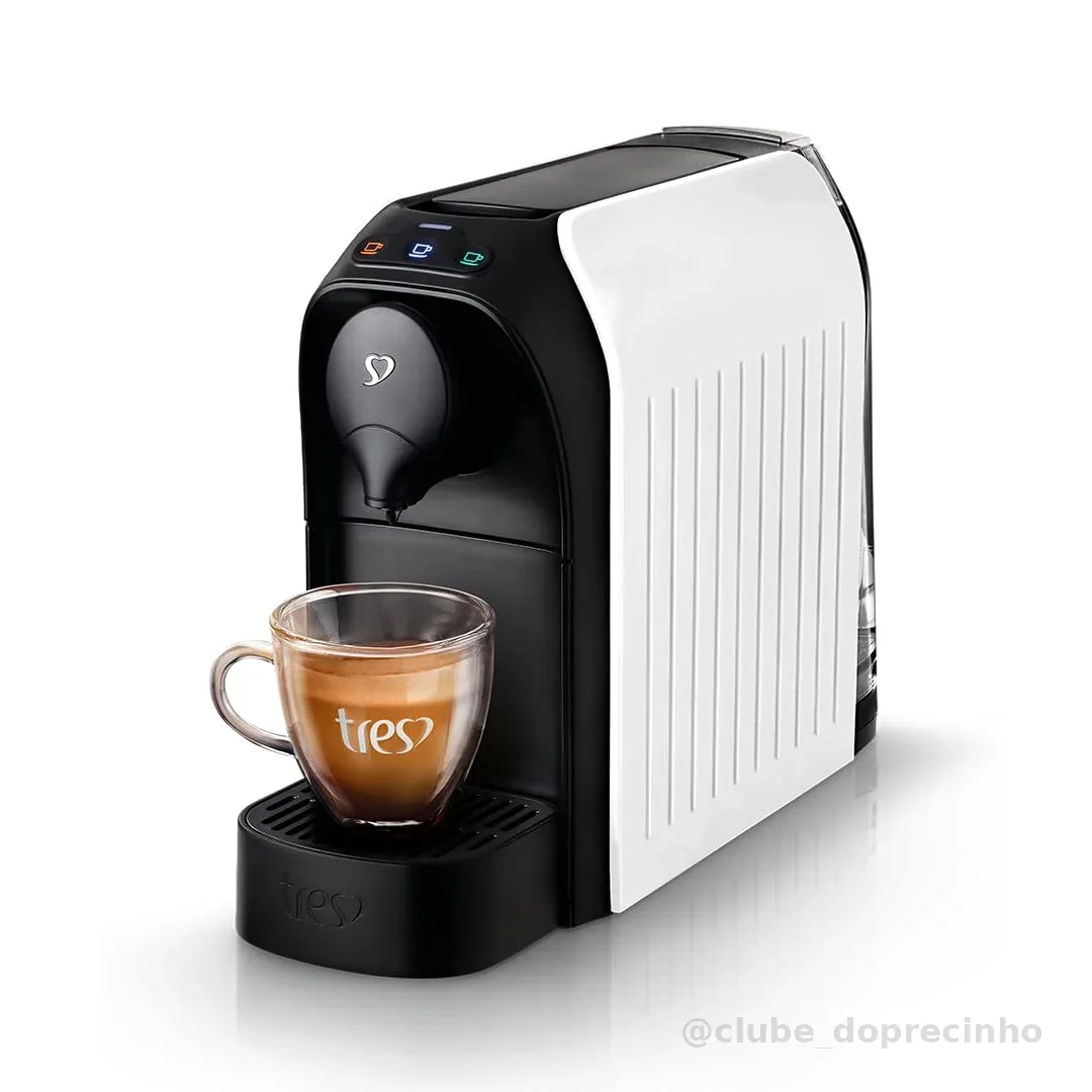 3 Corações TRES Cafeteira Espresso e Multibebida Passione Branca - 220V