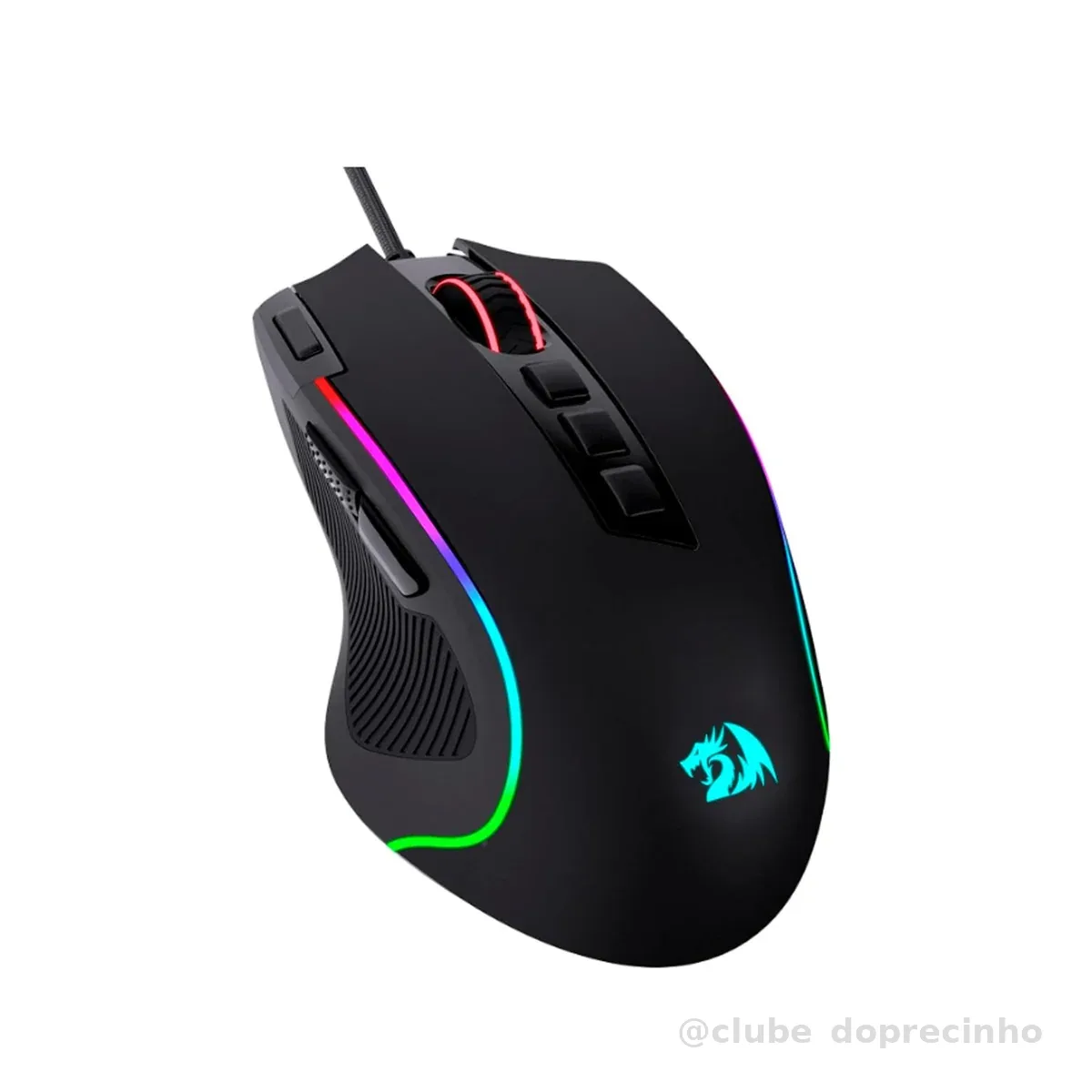 Mouse Gamer Redragon Predator RGB M612-RGB, Preto