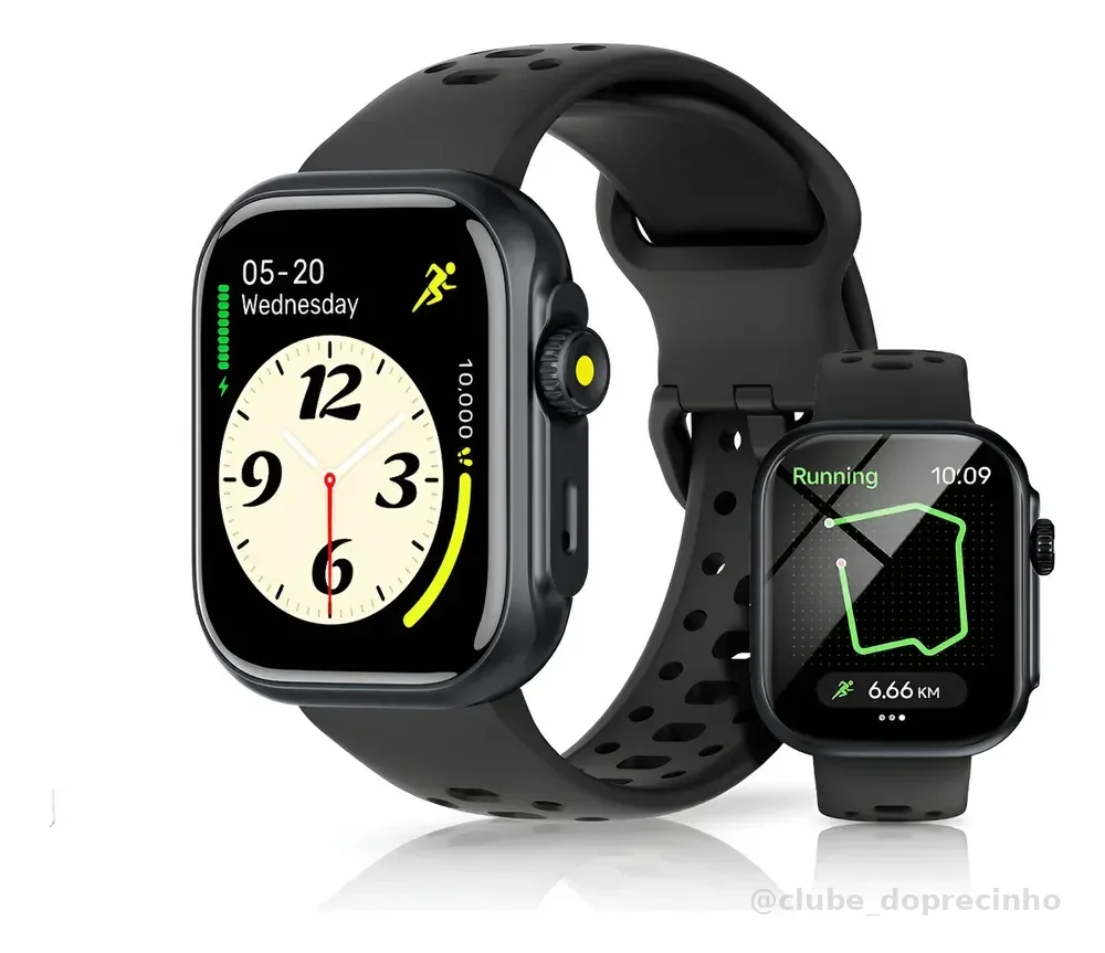 Relógio Smartwatch Bettdow FB041 GPS Alexa 5M/IP68 À Prova D'Água