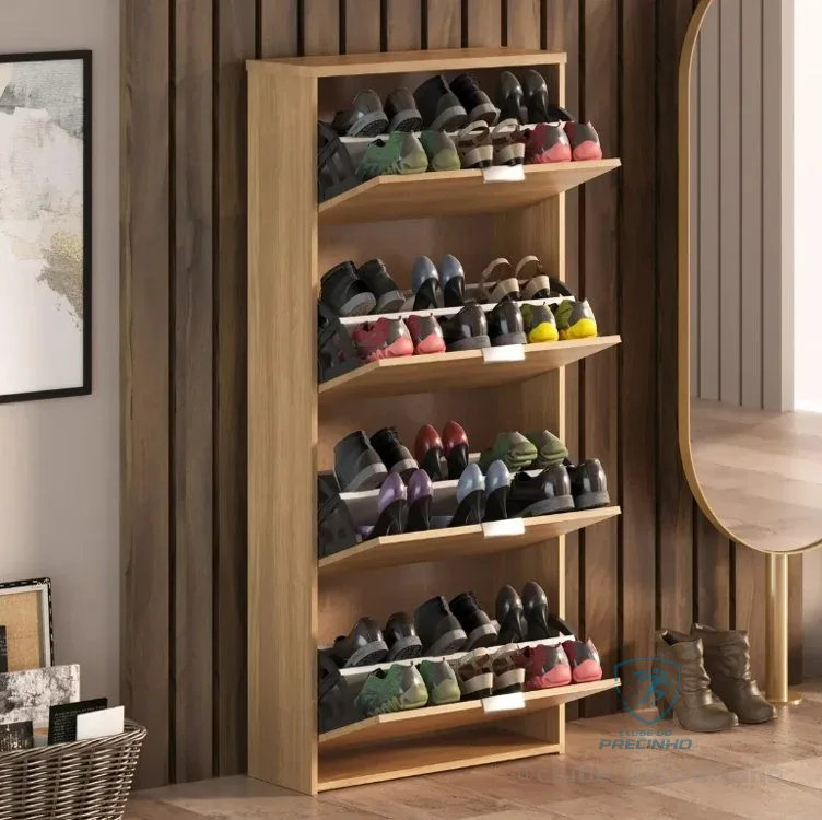 Armário Sapateira 4 Portas Basculante Safira