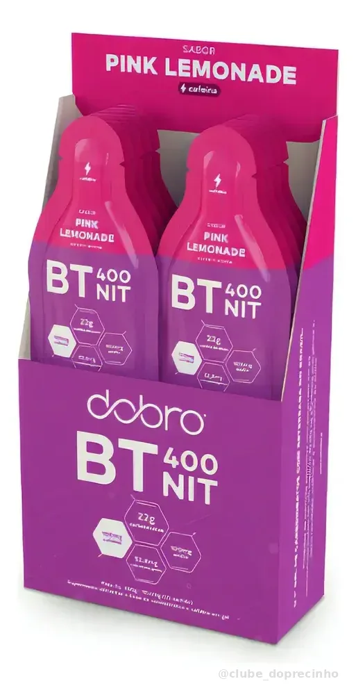 Bt Nitrato Gel Dobro Com Citrulina Sabor Pink Lemonade 10x30g