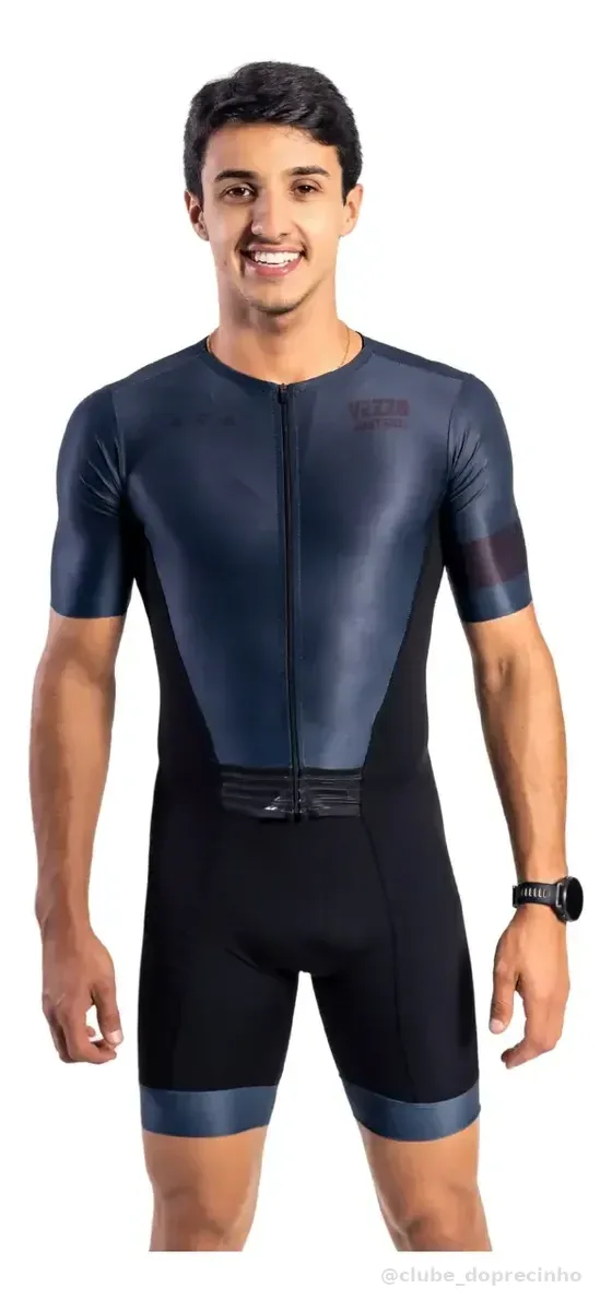 Macaquinho Vezzo Triathlon Bike Ciclismo Performance Unissex