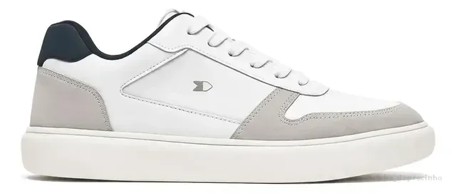 Tênis Sapatenis Masculino Sandrini Evoke Lite Branco Couro