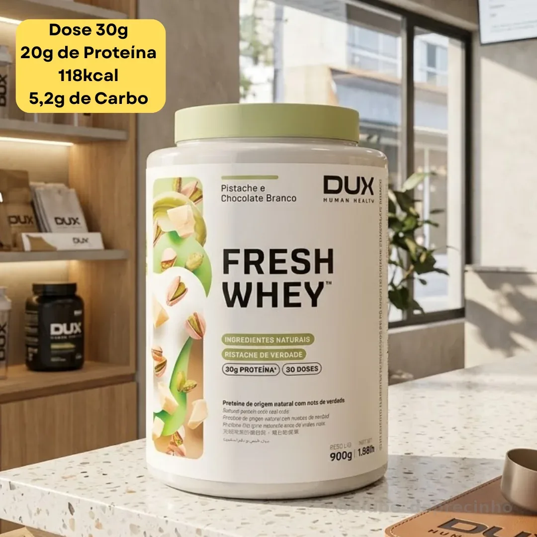 FRESH WHEY 900G - PISTACHE E CHOCOLATE BRANCO