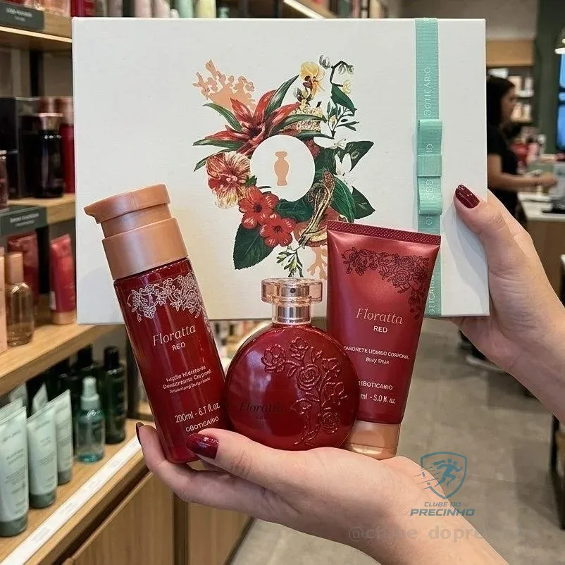 O Boticário Floratta Red Kit Presente (3 Itens)
