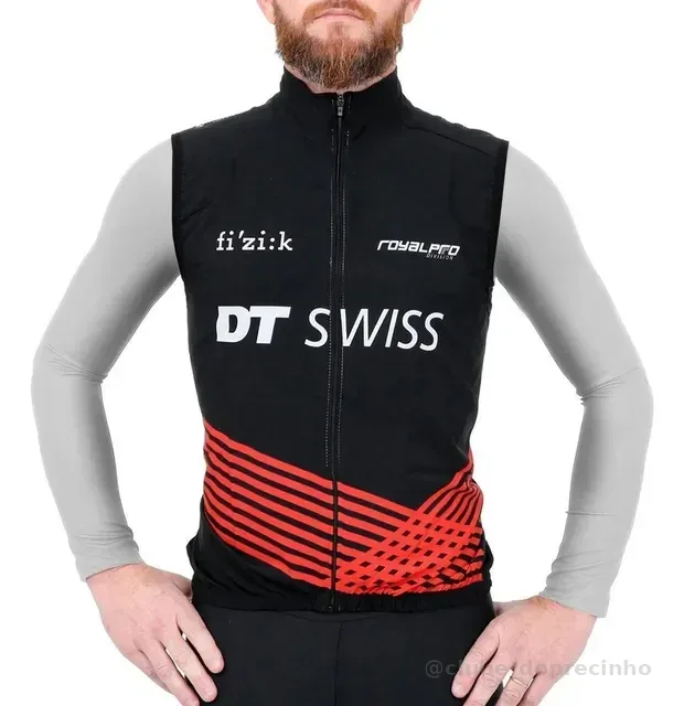 Colete De Ciclismo Corta Vento Marcio May Dt Swiss Fizik