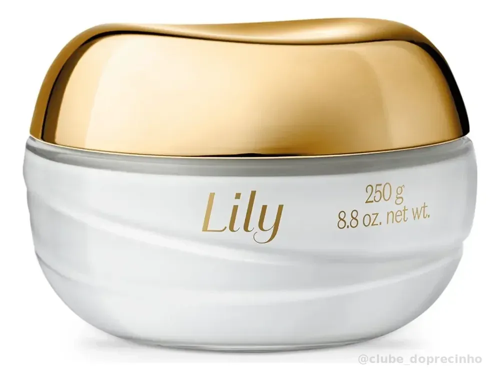 Creme Acetinado Hidratante Corporal Lily O Boticário 250g