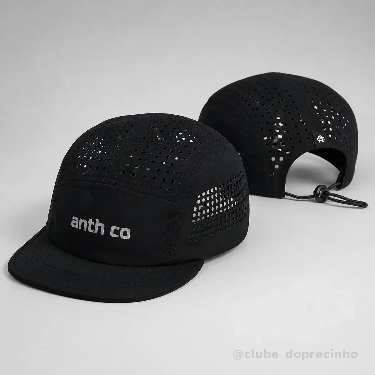 Boné Anth Co Aba Maleável Corrida Treino Impermeável Fresh Azul / Areia / Verde Un