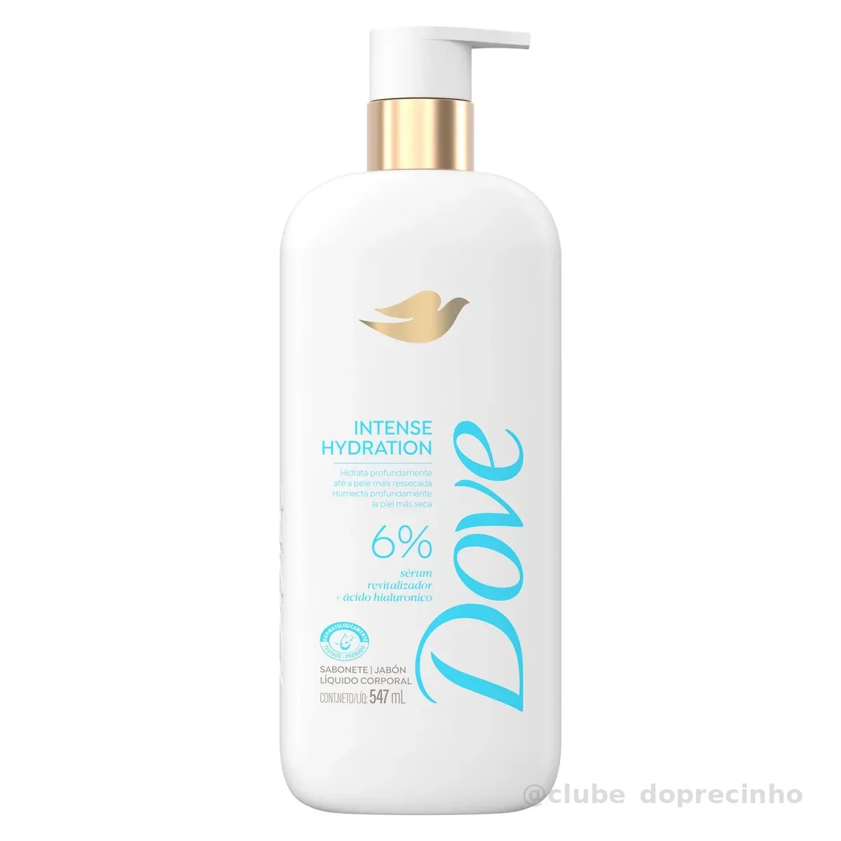 Dove Sabonete Sérum Líquido Intense Hydration 547ml