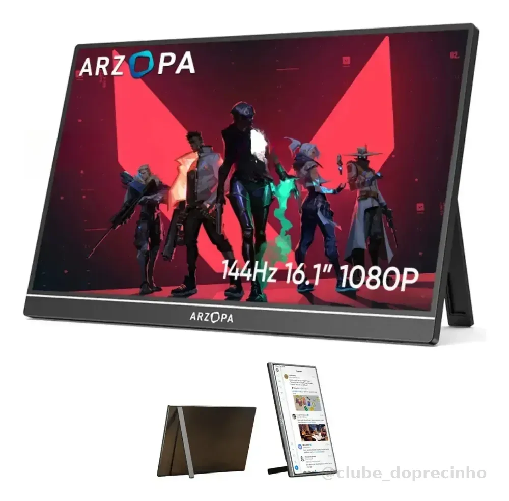 Monitor Portátil Arzopa Z1fc 16.1 Fhd 1080p 144hz