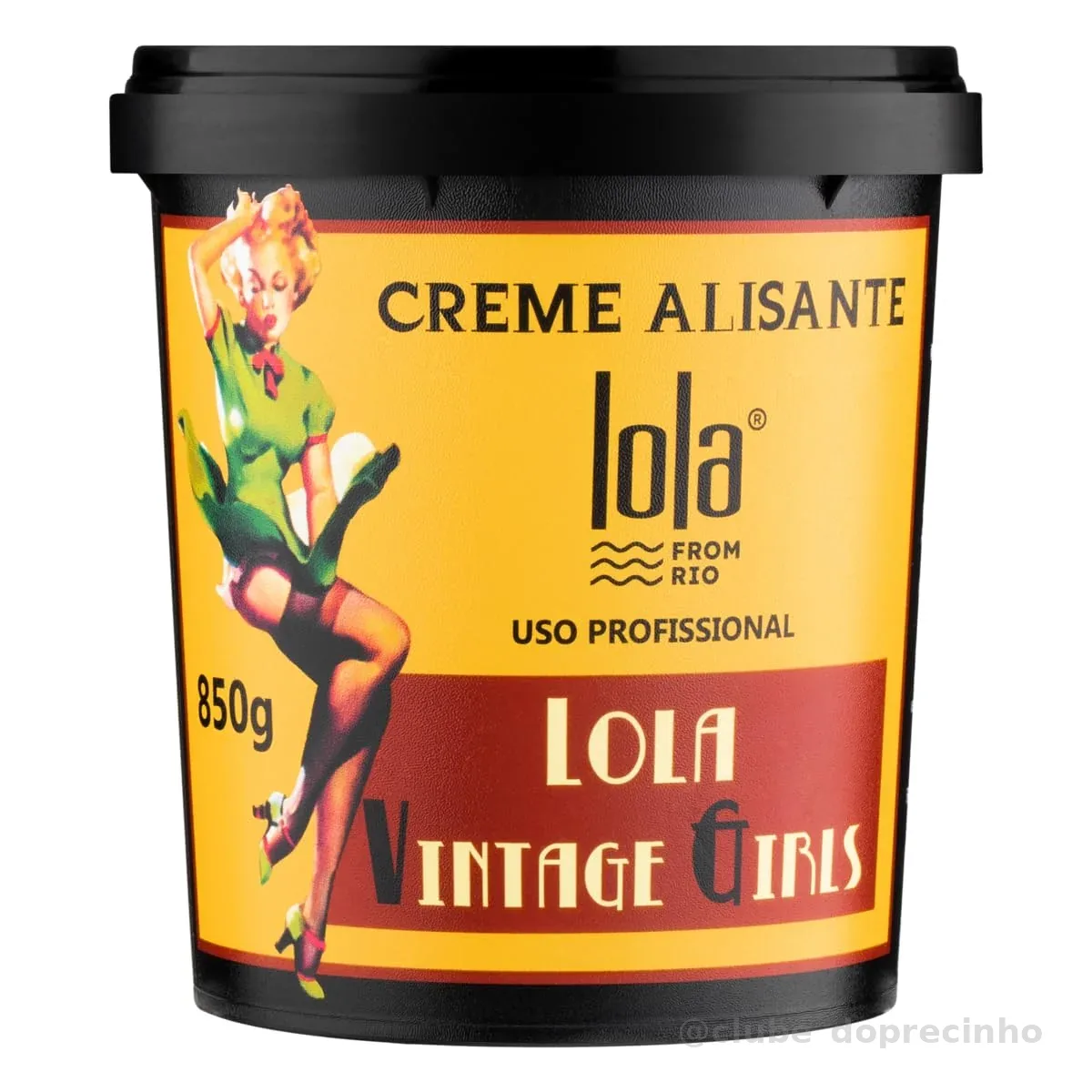 Hair Vintage Girl Creme Alisante 850g , Lola Cosmetics