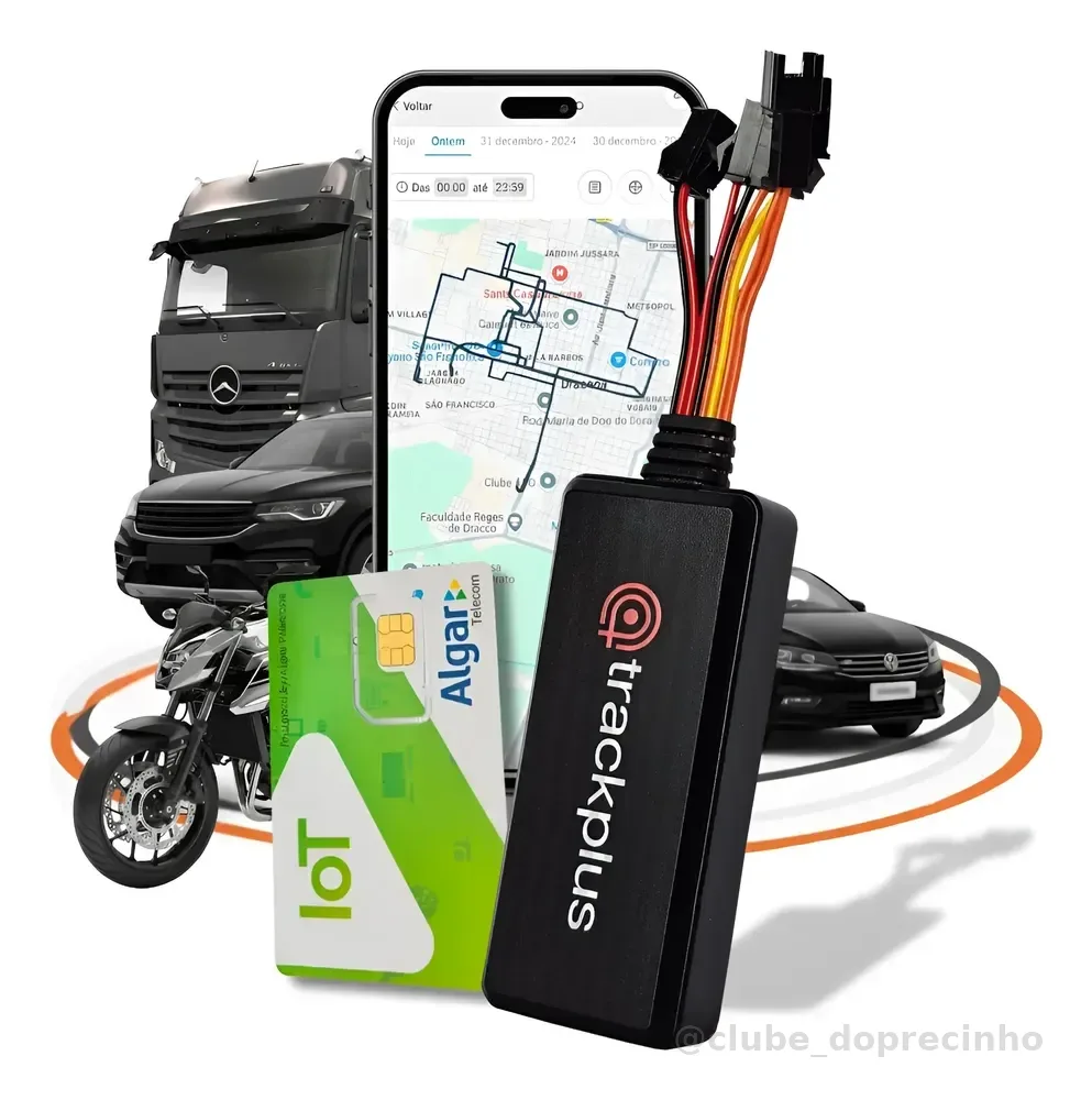 Gps Rastreador Veicular Gsm Gprs Bloqueia Monitora Alarme
