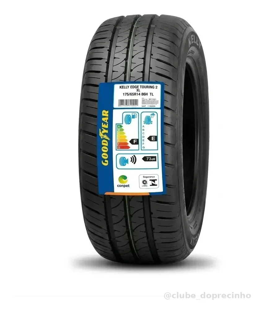 Pneu 175/65r14 Goodyear Kelly Edge Touring 2 86h Aro 14 Índice de Velocidade H