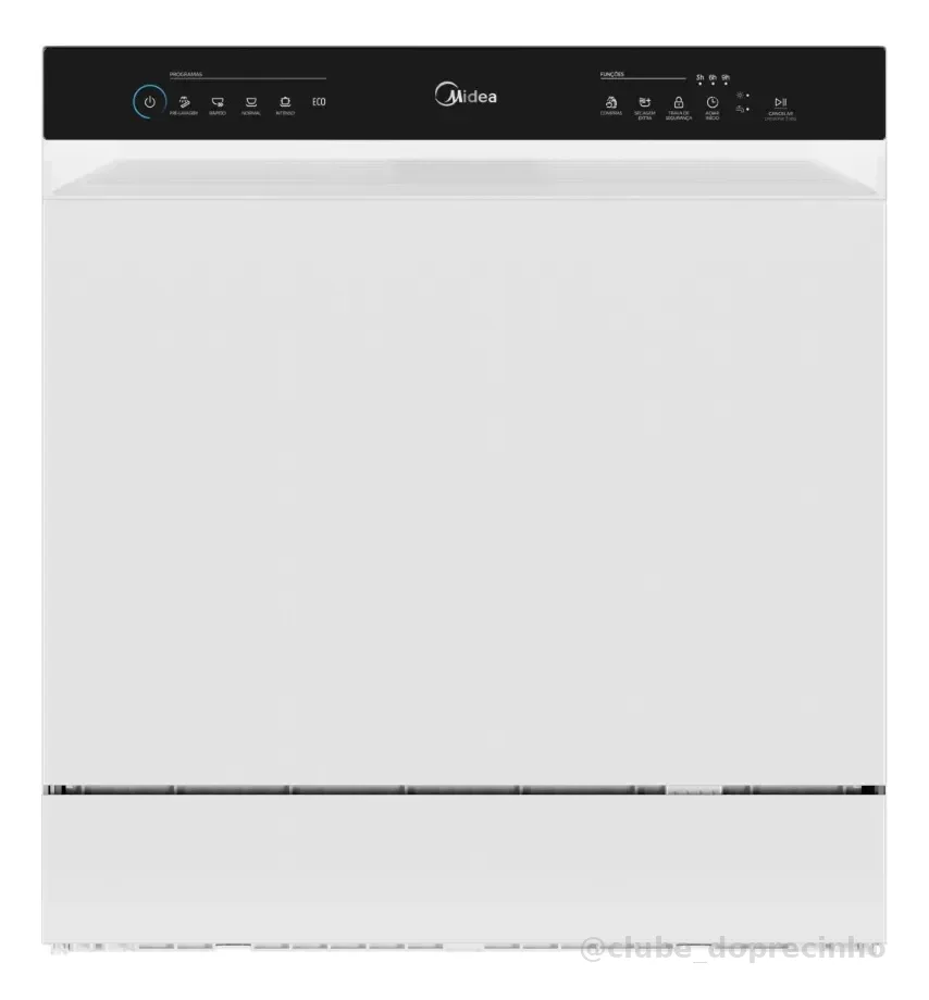 Lava Louças 8 Serviços Branco Touch Plus Midea