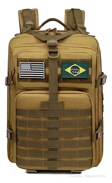 Mochila Tática Militar Impermeável E Resistente 50 Litros