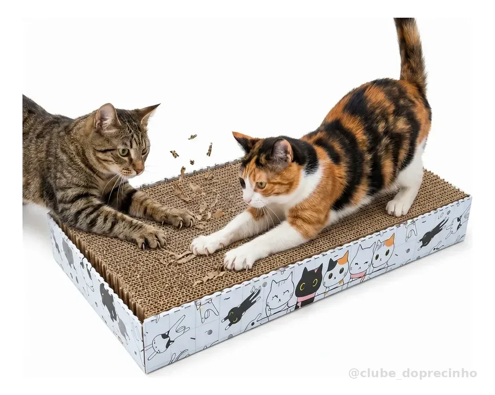Arranhador De Papelão Para Gatos Brinquedo