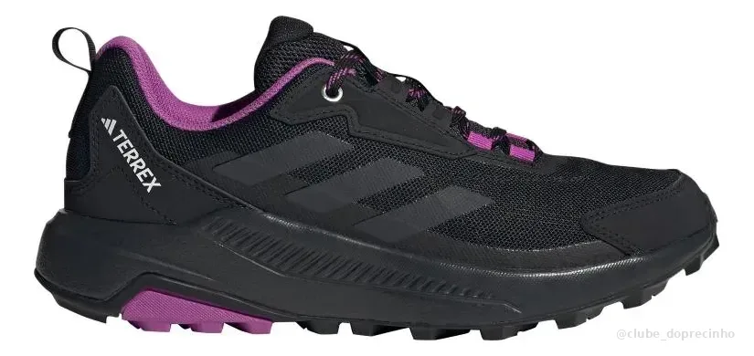 Tênis Terrex Anylander Hiking adidas Preto / Core Black / Carbon / Purple Burst 35 Br
