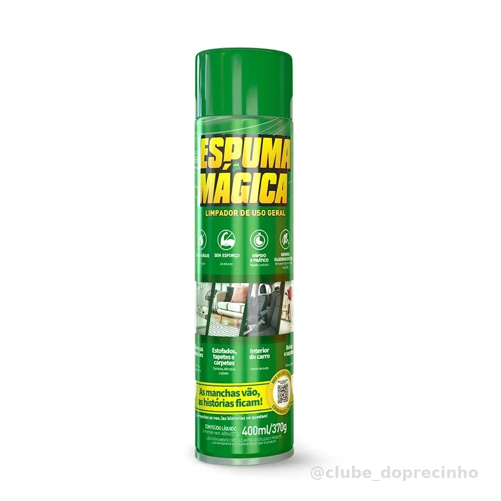 Espuma Mágica Aerossol 400ml / 370g