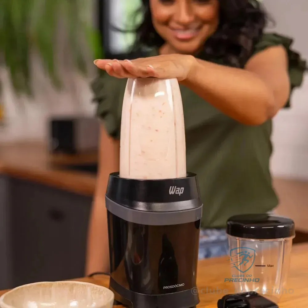 Wap Liquidificador Portátil Blender Pro Turbo 700w Preto 127v