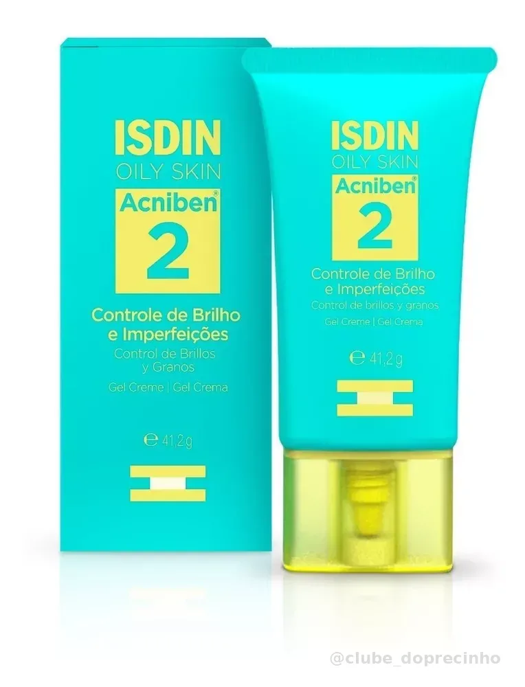 ISDIN Acniben Gel Creme Hidratante Facial Controle de Brilho e Imperfeições - 41,2g