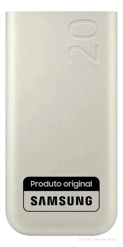 Bateria Samsung Carregador Portatil 3x USB-C 20000mAh Super Rapida 45W