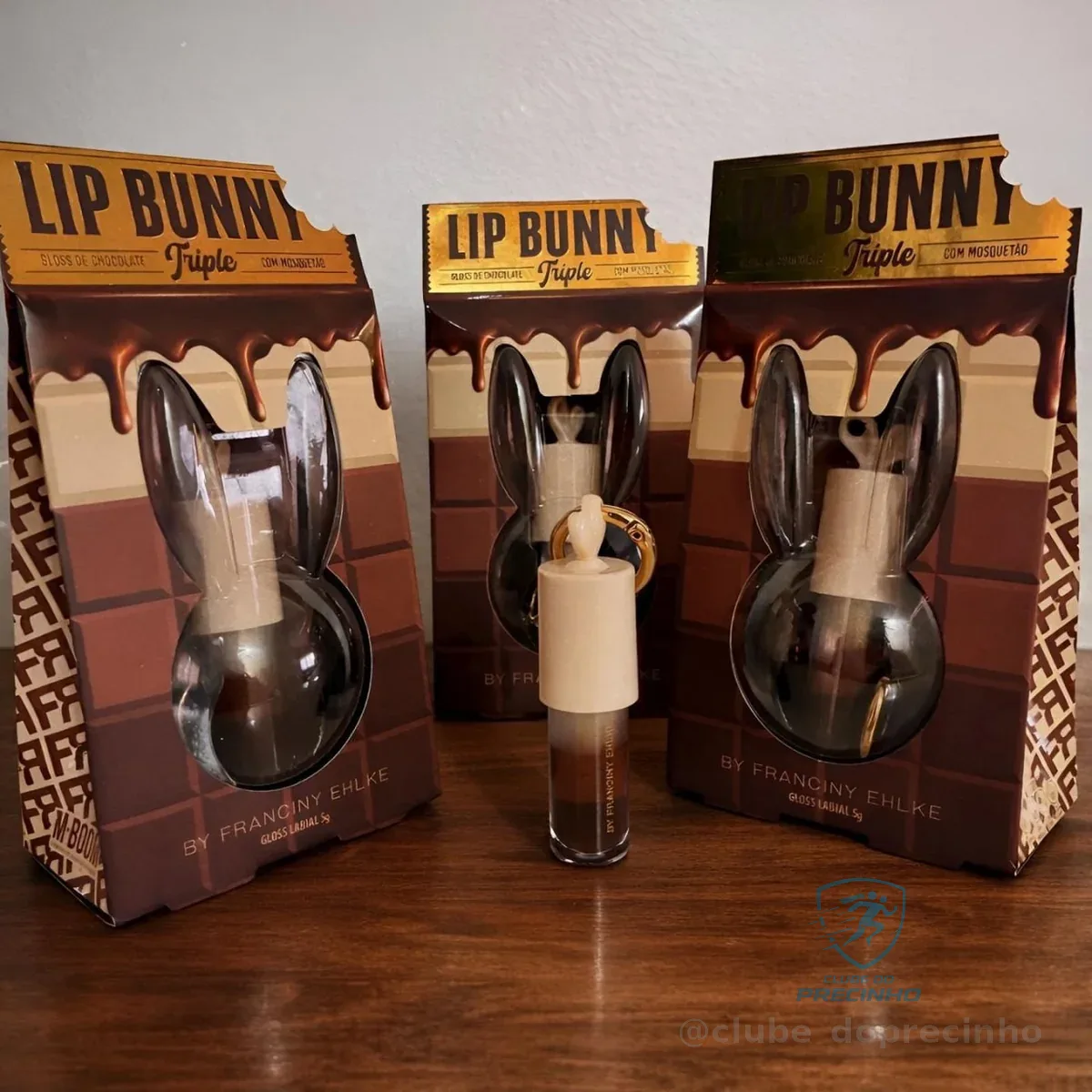 Gloss Lip Bunny Triple Fran By Franciny Ehlke Chocolate