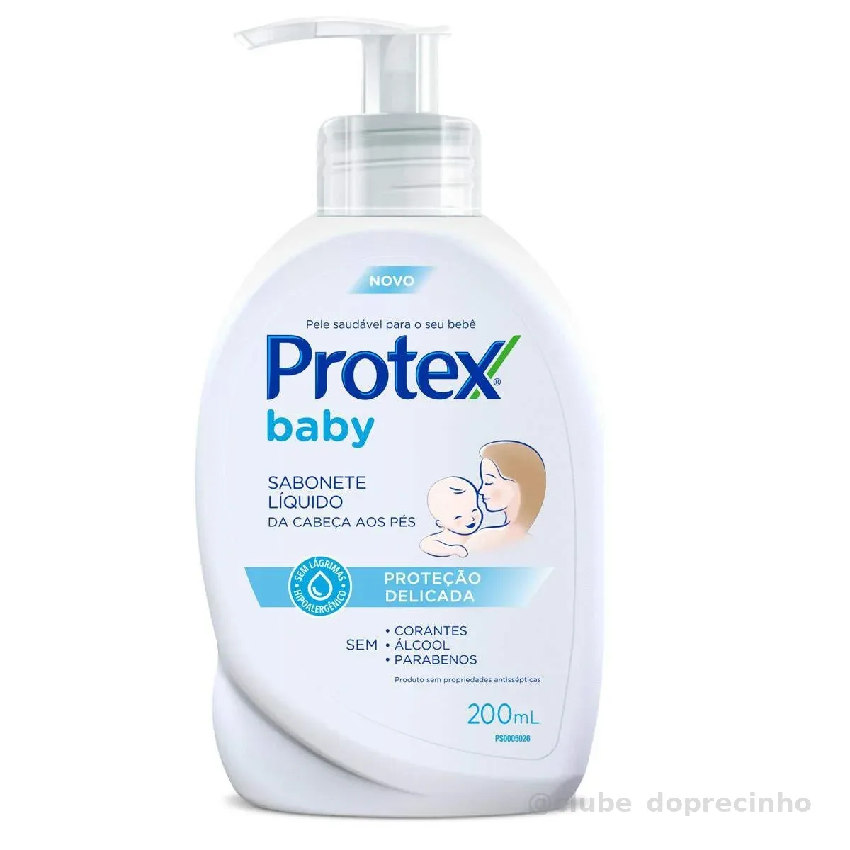 Sabonete Líquido Infantil para bebês Protex Baby Delicate Care 200ml