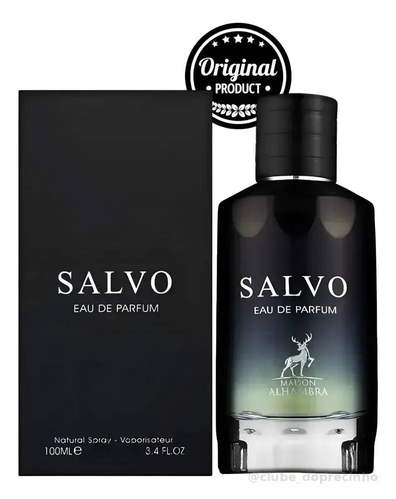Perfume Masculino Arabe Salvo Eua De Parfum Alhmabra 100ml C/