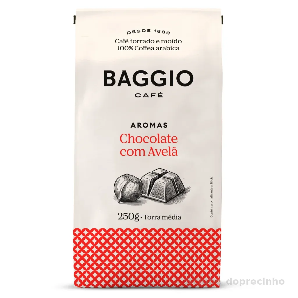 Baggio Café - Café Torrado e Moído Aromas Chocolate com Avelã 250g