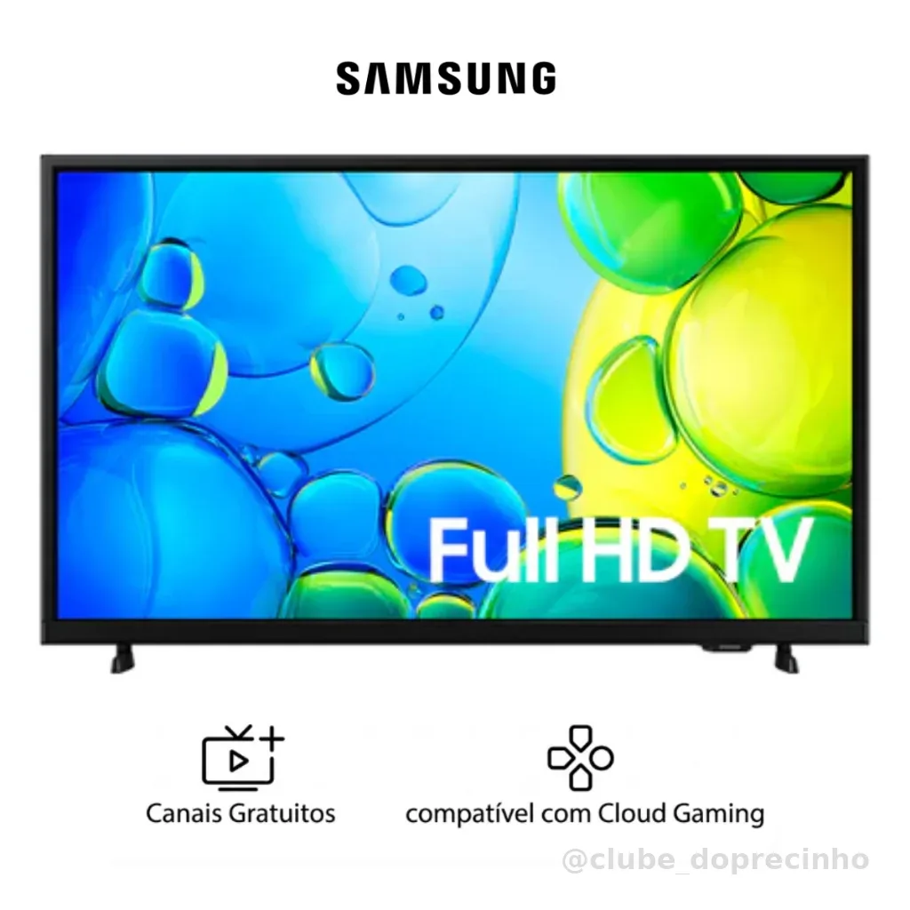 Samsung Smart TV 43 Polegadas FHD Modelo Ls43f6000fgxzd  Xbox Cloud Gaming Com Canais Gratuitos
