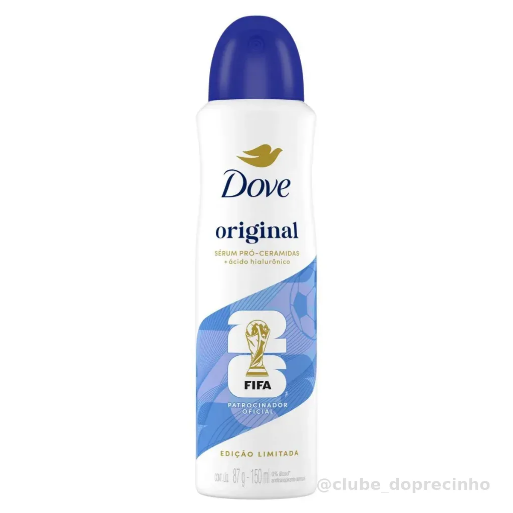 Desodorante Aerossol Dove Original Tradicional 150ml