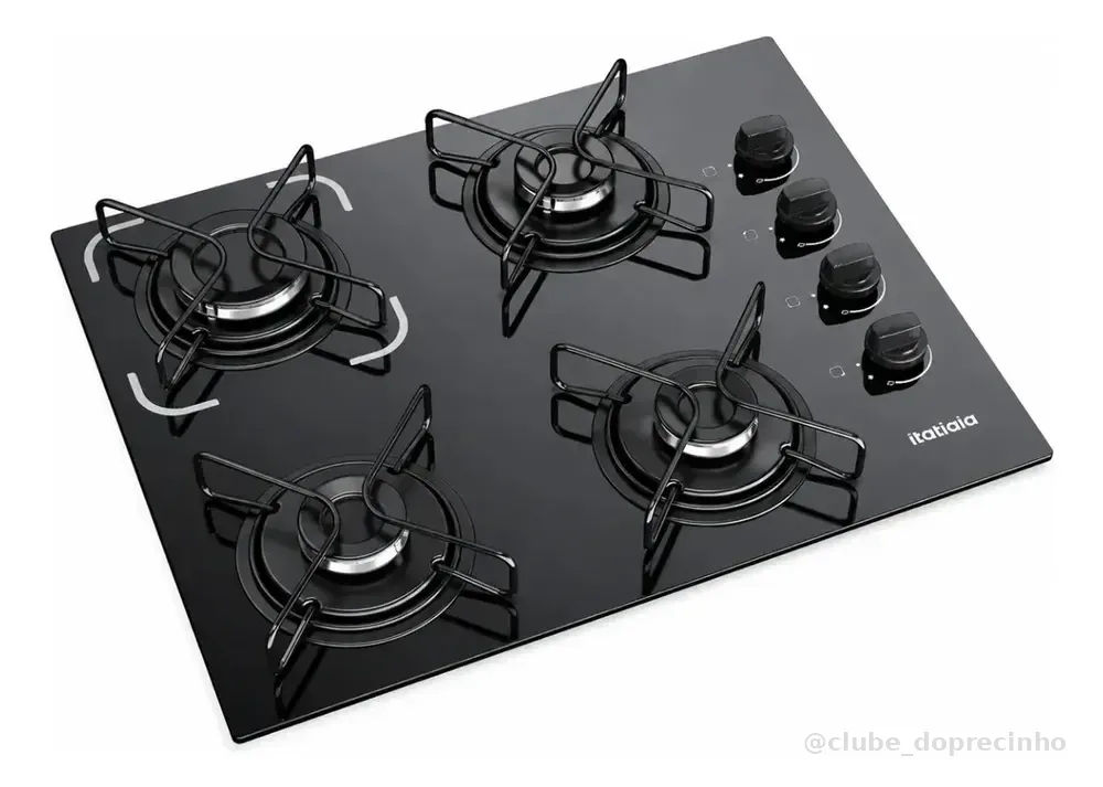 Cooktop Itatiaia Essencial 4 Bocas cor Preto